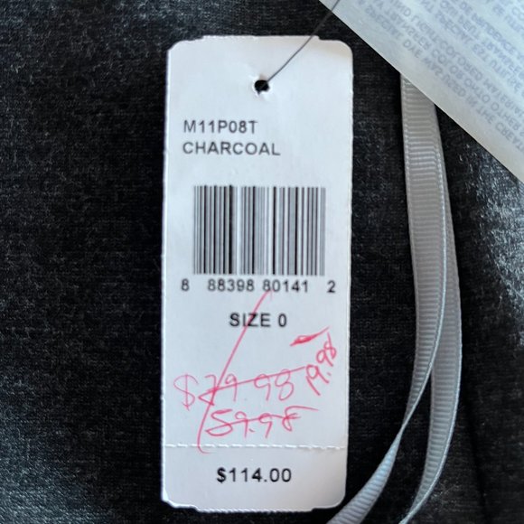 NYDJ Charcoal Trousers – Original Slimming Fit - Size 0 - Picture 6 of 6